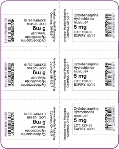 5 mg Cyclobenzaprine HCl Tablet Blister